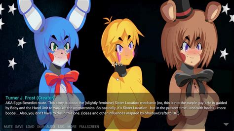 Opening the Balloon Crate, we find an attractive female robot seemingly wanting. . Fnia sister location visual novel